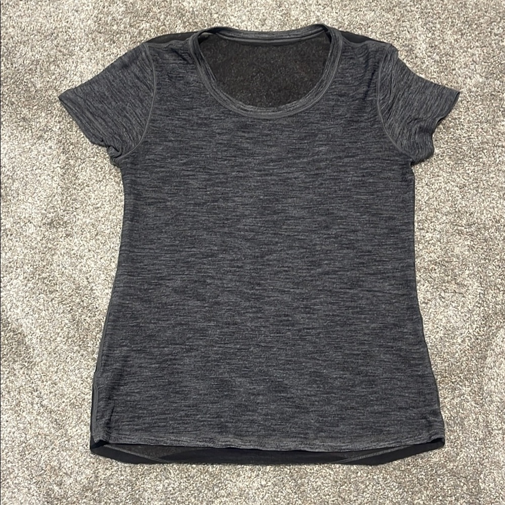 Lululemon Athletica Gray Short Sleeve Tee